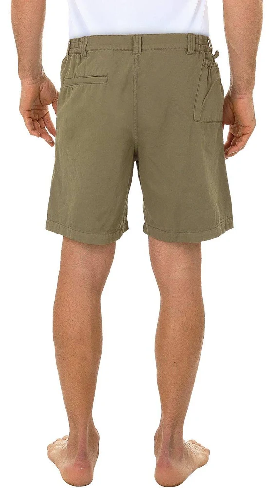 Beach Outfitters Men&#039;s Walking Hiker 100% Cotton Cargo Short, 6.5&#034; Inseam