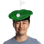 Windy City Novelties - Hole-in-One Golf Green Turf Beret Hat St. Patrick’s Day Party Acessories Golf Accessories Golf Wear Crazy Hat Day