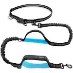 Uppetly Hands Free Dog Running Leash - Adjustable Waist Belt, Dual Handle