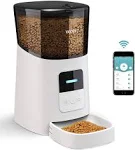 Wopet 7L Automatic Pet Feeder Food Dispenser for Cats and Dogs–Features: Distribution Alarms, Portion Control, Voice Recorder