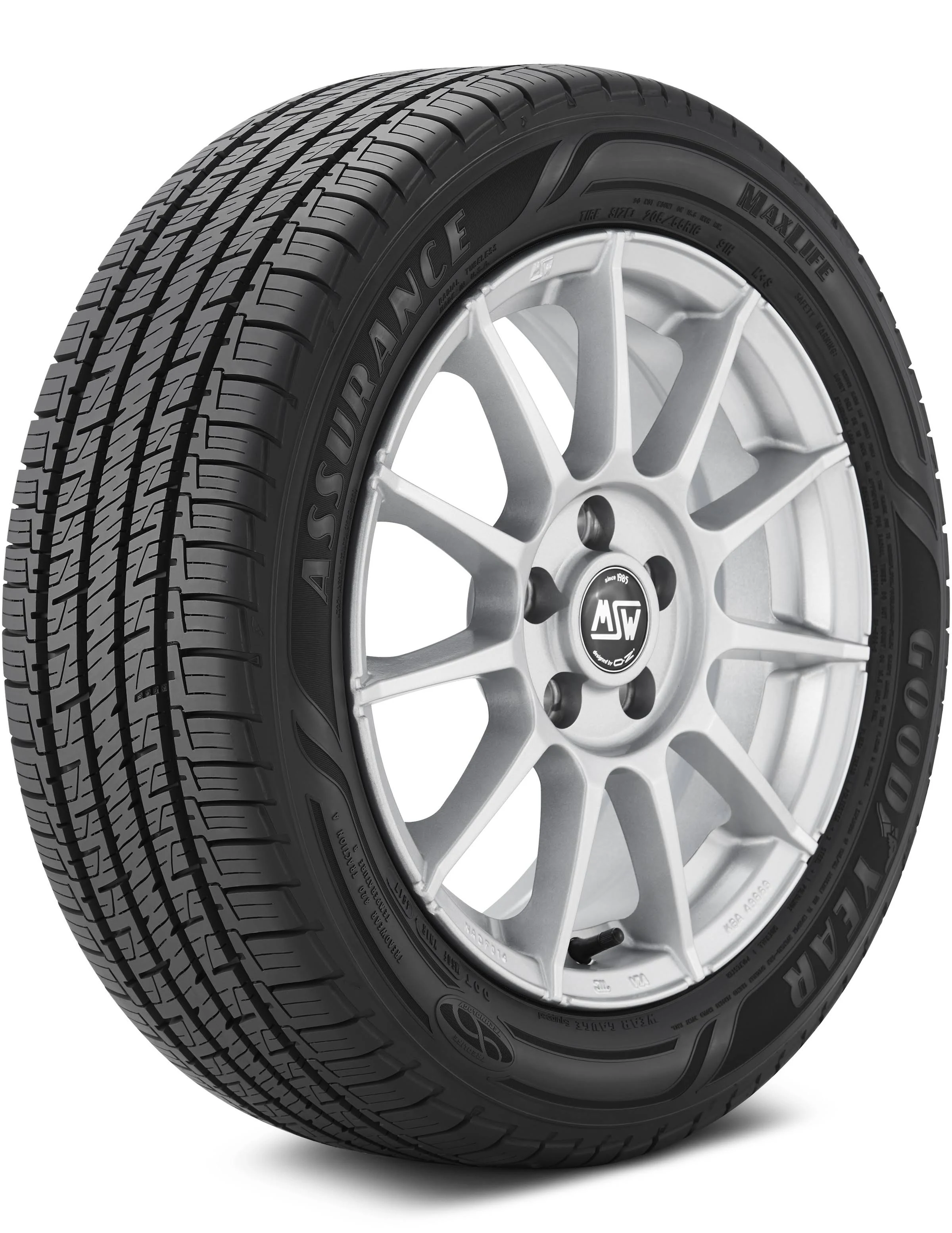 Goodyear Tires 110981545 Assurance MaxLife Tire - 225/65R17, 102H, 28.5 in. Overall Tire Diameter