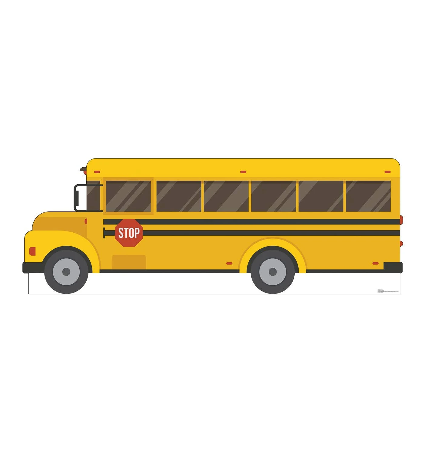 Advanced Graphics Life-Size Cardboard Cutout of School Bus