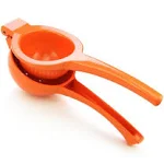 New Star Foodservice 42863 Enameled Aluminum Orange Squeezer, Orange