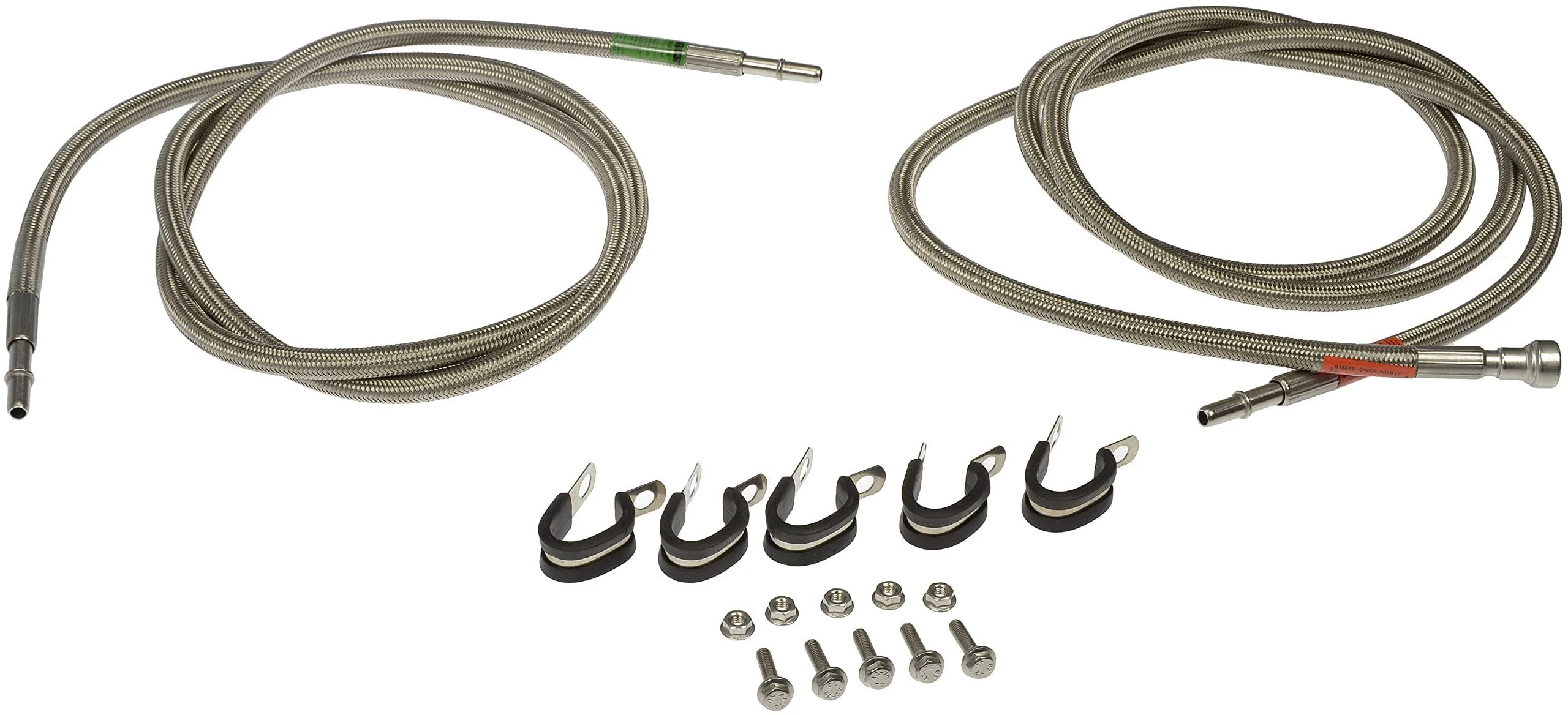 2004 Chevrolet Silverado 2500 HD OE Solutions Series Fuel Line - Silver, Stainless Steel, Fuel Line, Direct Fit, Sold individually 819-816 by Dorman®