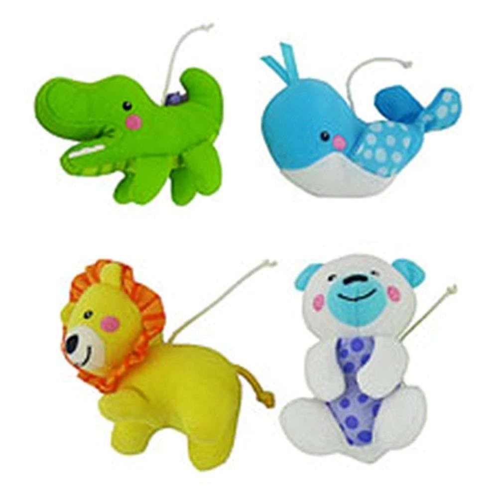 Replacement Parts for Projection Mobile - N8849 ~ Fisher-Price 2-in-1 Projection Mobile ~ Replacement Plush Hanging Animals ~ Polar Bear, Alligator, Lion and Whale