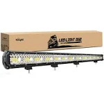 Nilight 37Inch 780W Triple Row Flood Spot Combo LED Light Bar 78000LM Driving...