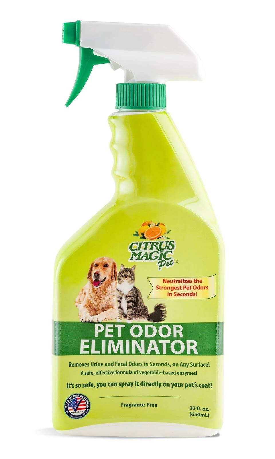 Citrus Magic Pet Muli-Surface Stain and Odor Eliminator, 22-Ounce