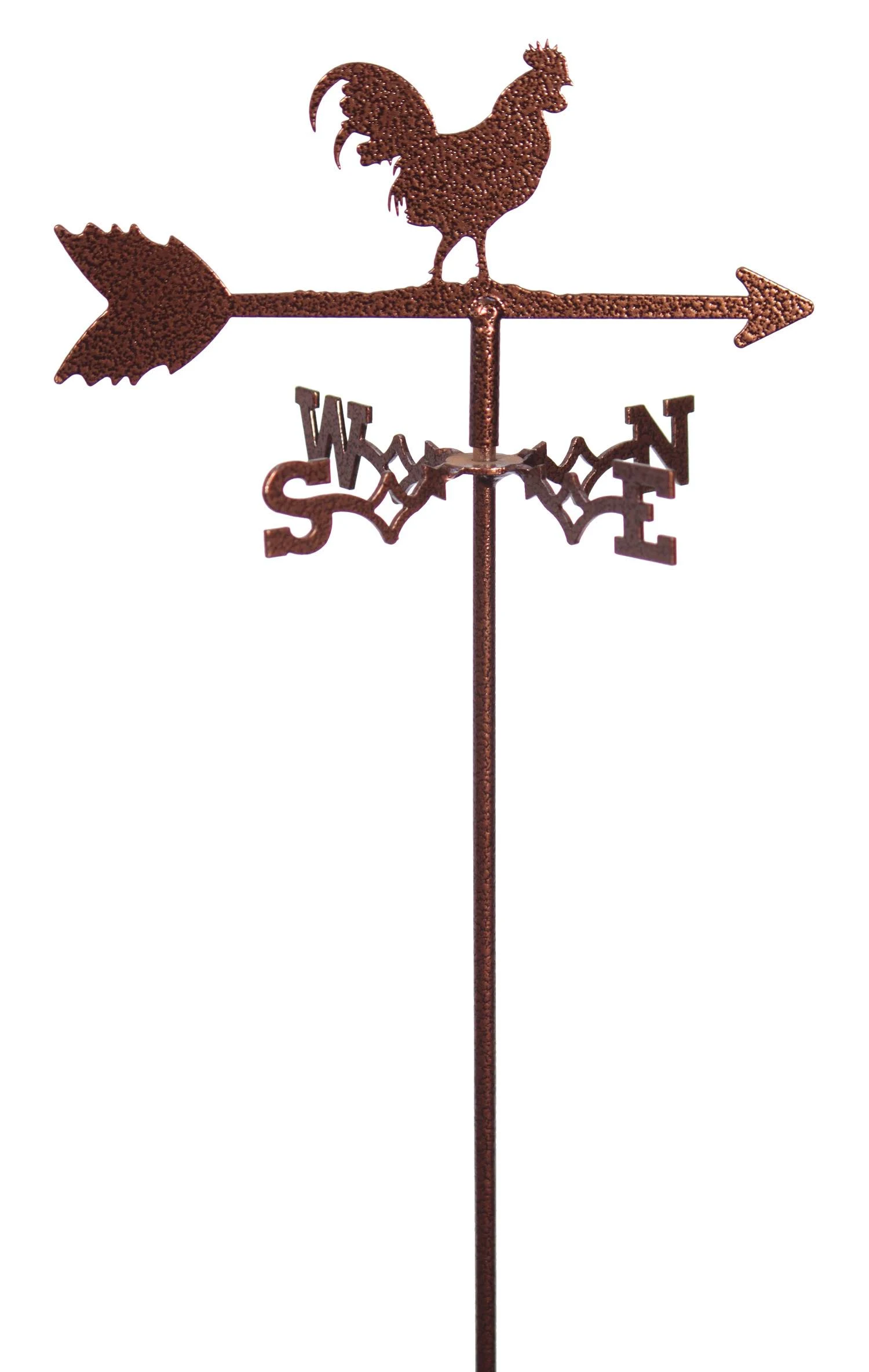 SWEN Products ROOSTER Mini Flower Pot Weathervane