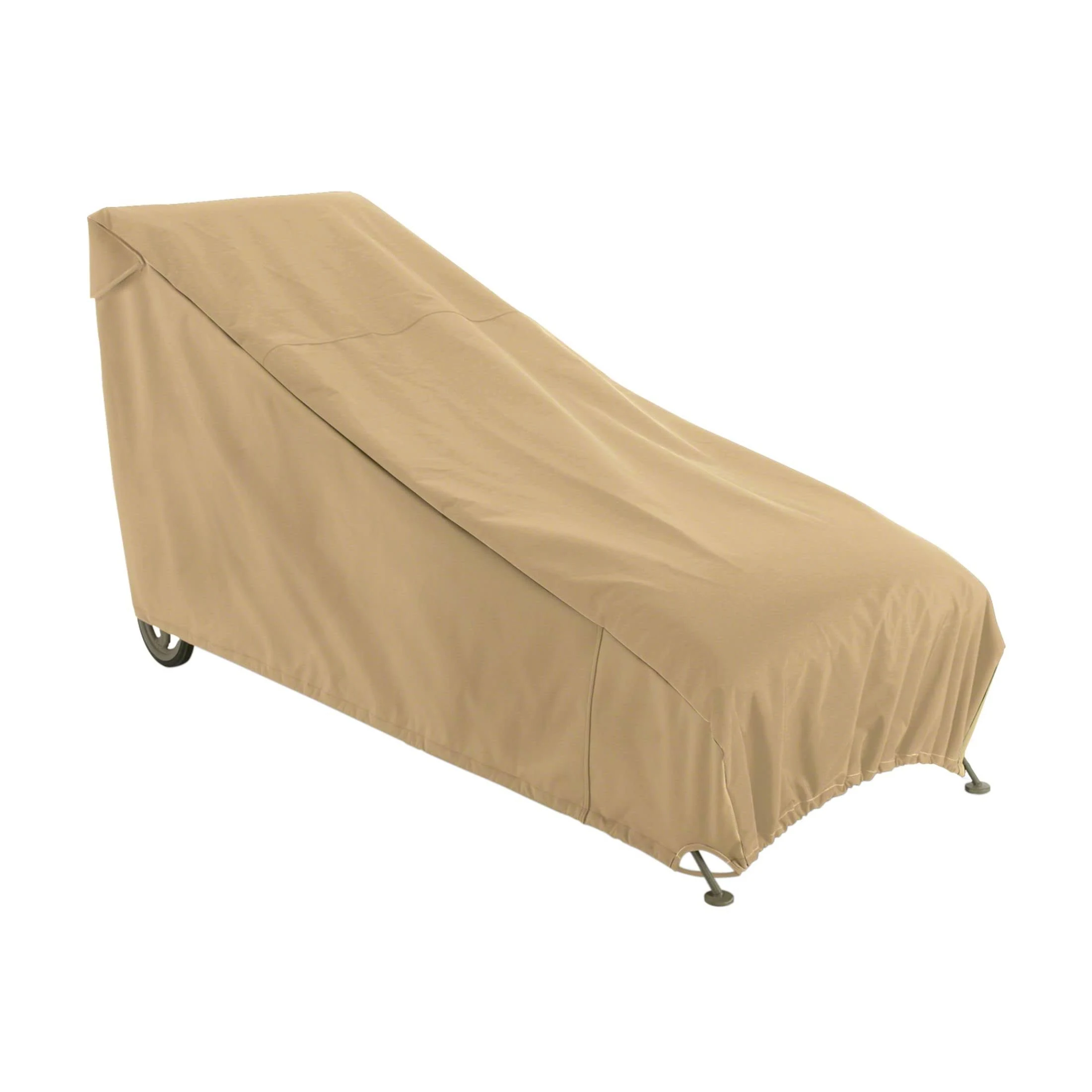 Classic Accessories Terrazzo Patio Chaise Furniture Storage Cover, Beige