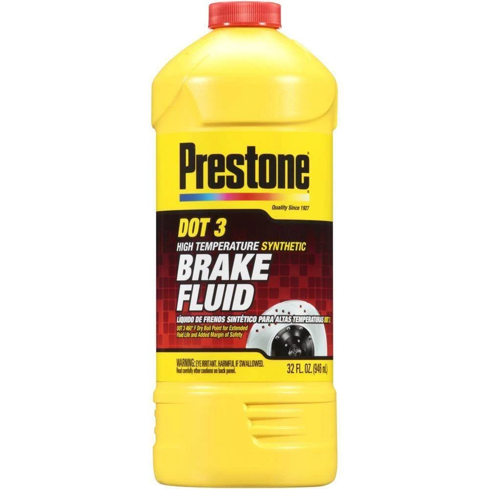 Prestone Hi-Temp Sintético Punto 3 Líquido de Frenos 32 oz (1 Cuarto de Galón)