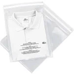 Spartan Industrial Self Seal Clear Poly Bags with Suffocation Warning for Packaging