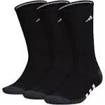 adidas Men's Cushioned Crew Socks Above The Ankle Fit with Arch Compression (3-Pair)