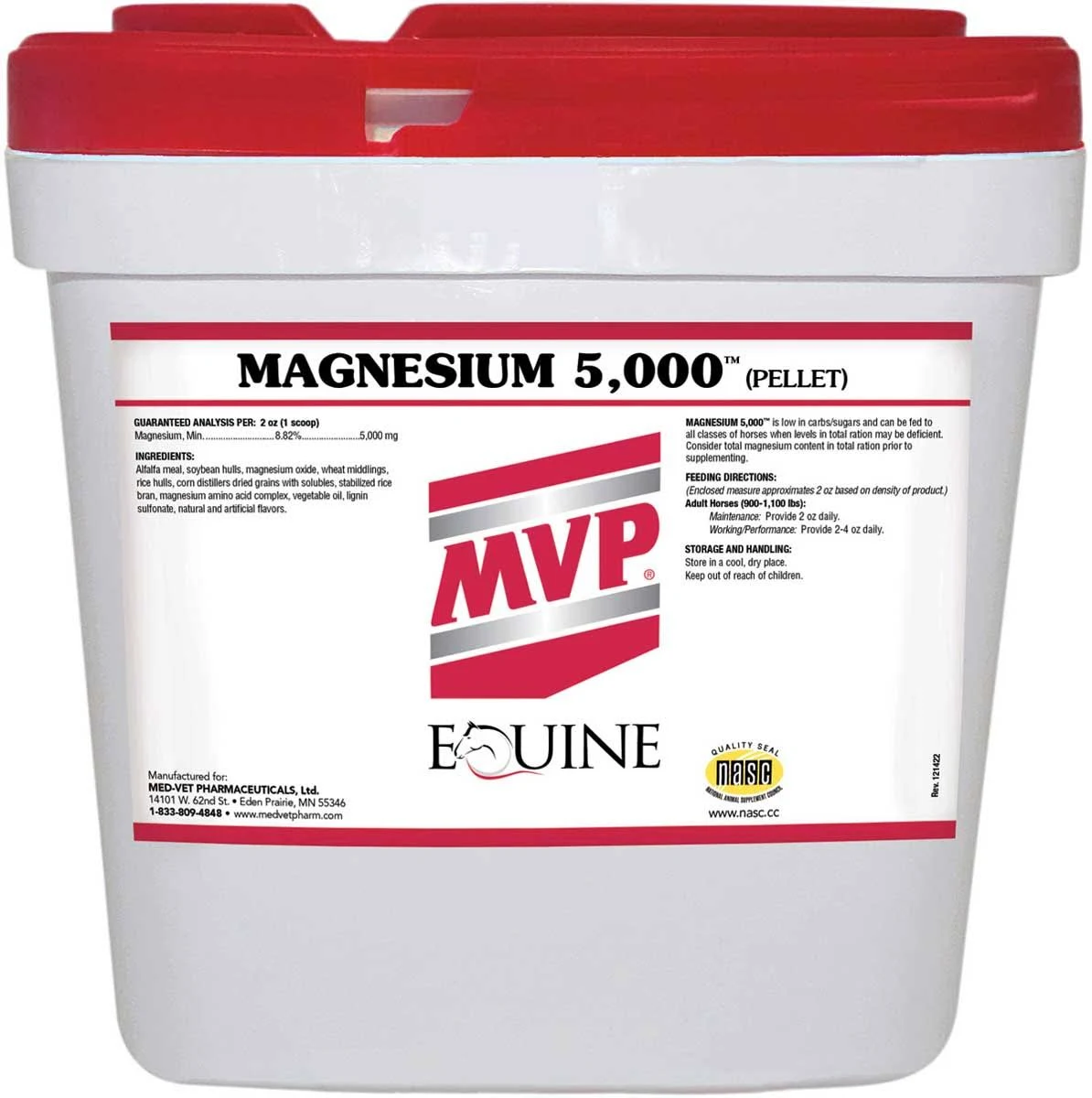 MVP Magnesium 5000 Pelleted Equine Supplement