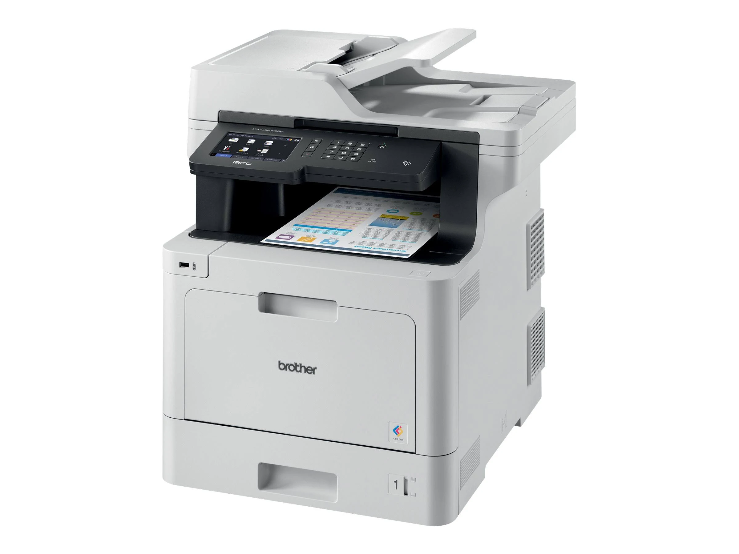 Brother MFC-L8900CDW Business Color Laser All-in-One Printer, Amazon Dash Replenishment Ready