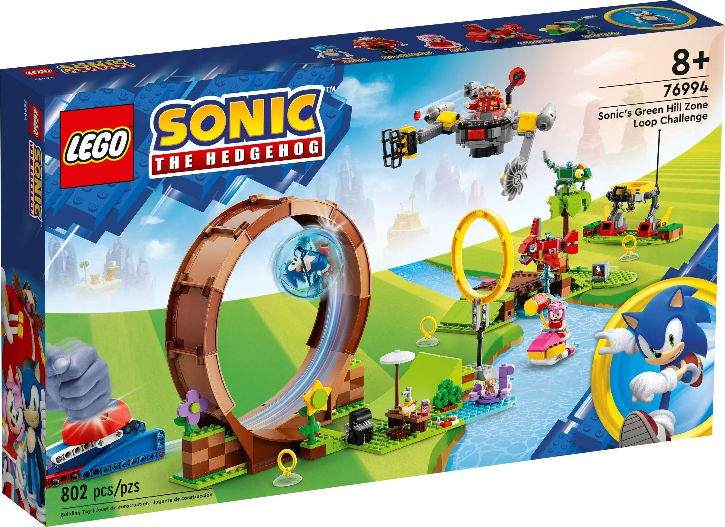 Lego 76994 Sonic The Hedgehog Sonic's Green Hill Zone Loop Challenge