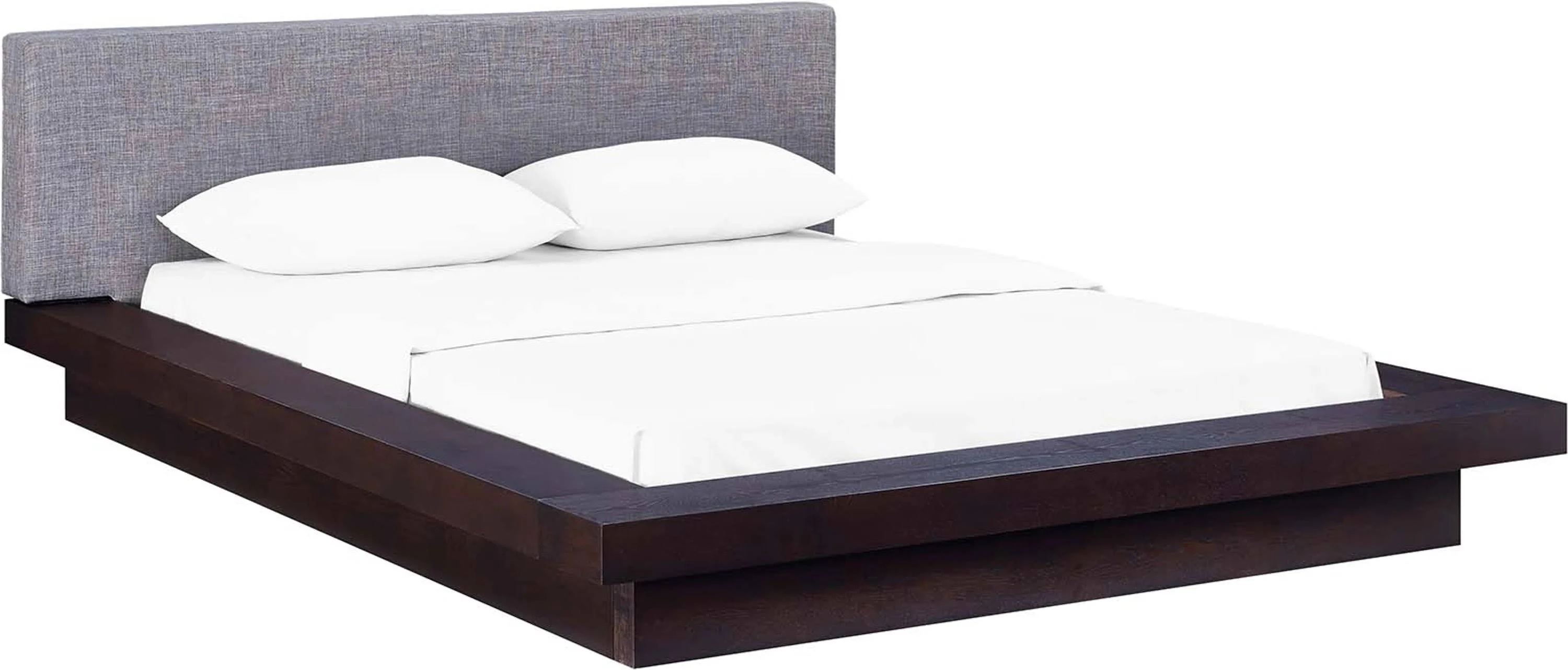 Freja Queen Fabric Platform Bed