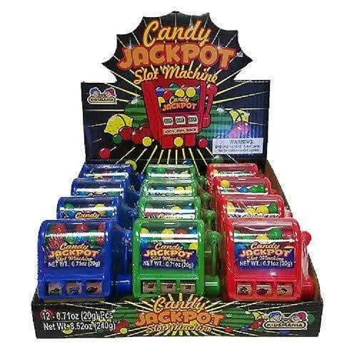 kidsmania candy jackpot dispenser -- 12 per box