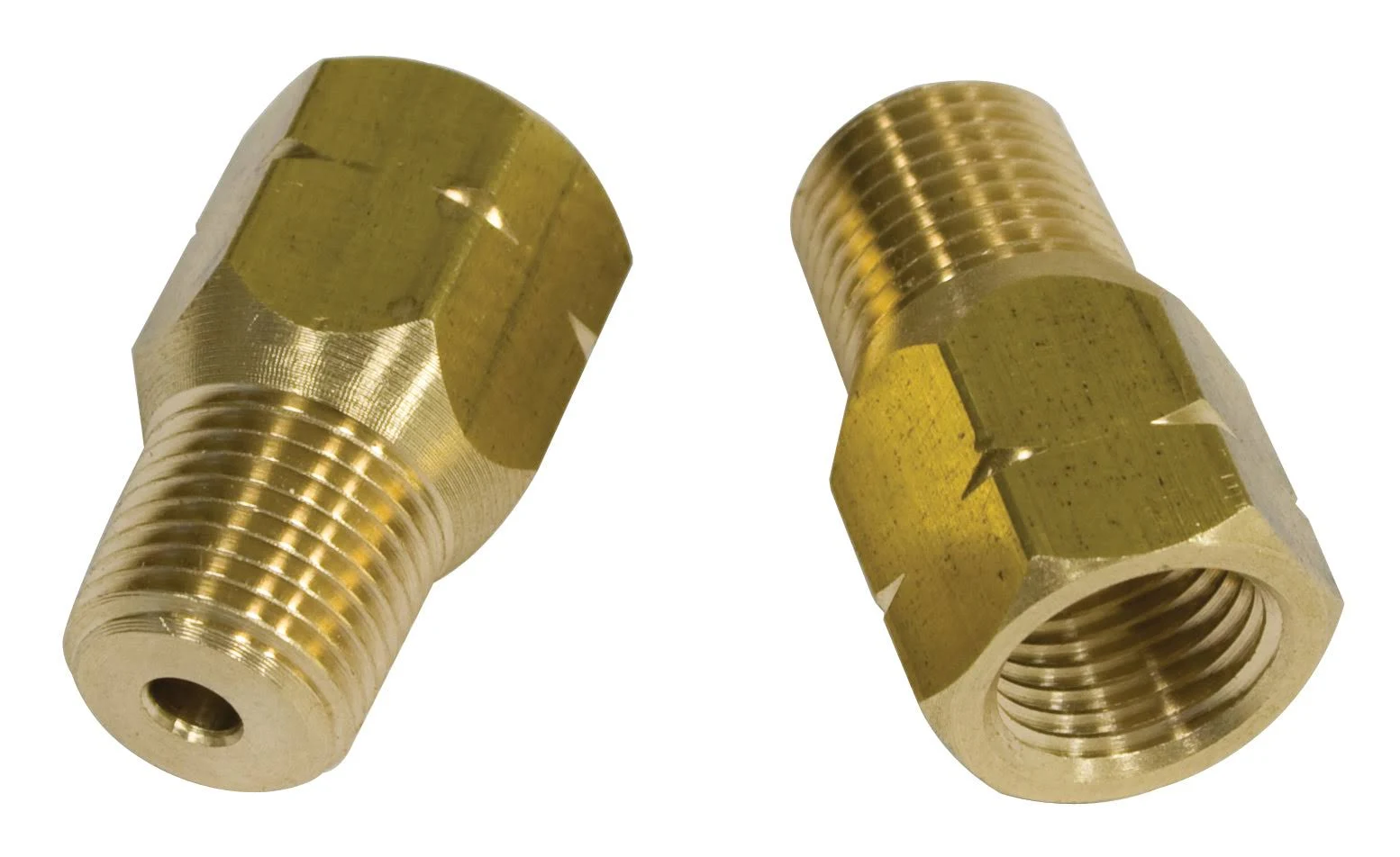 Male 1/8" Npt To Female 10Mm X 1.0 Bubble Flare Pair Dune Buggy Baja Bug Empi 18-1102