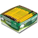 Ticonderoga Golf Pencils - Yellow Barrel - 72 / Box - DIX13472