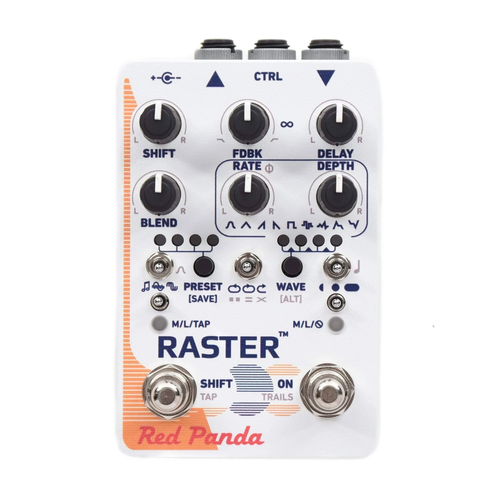 Red Panda Raster 2 Digital Delay Pedal