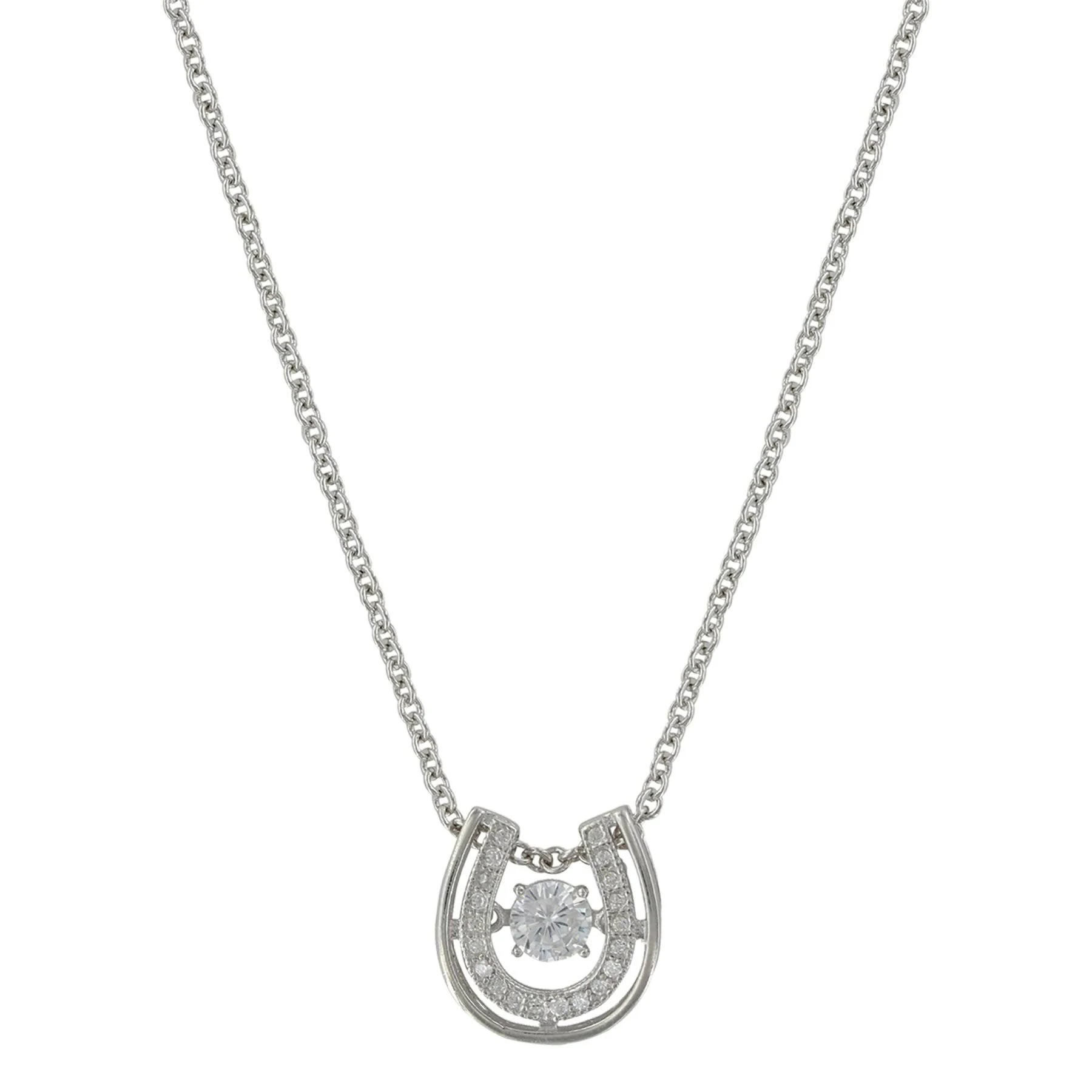 Dancing with Luck Horseshoe Necklace