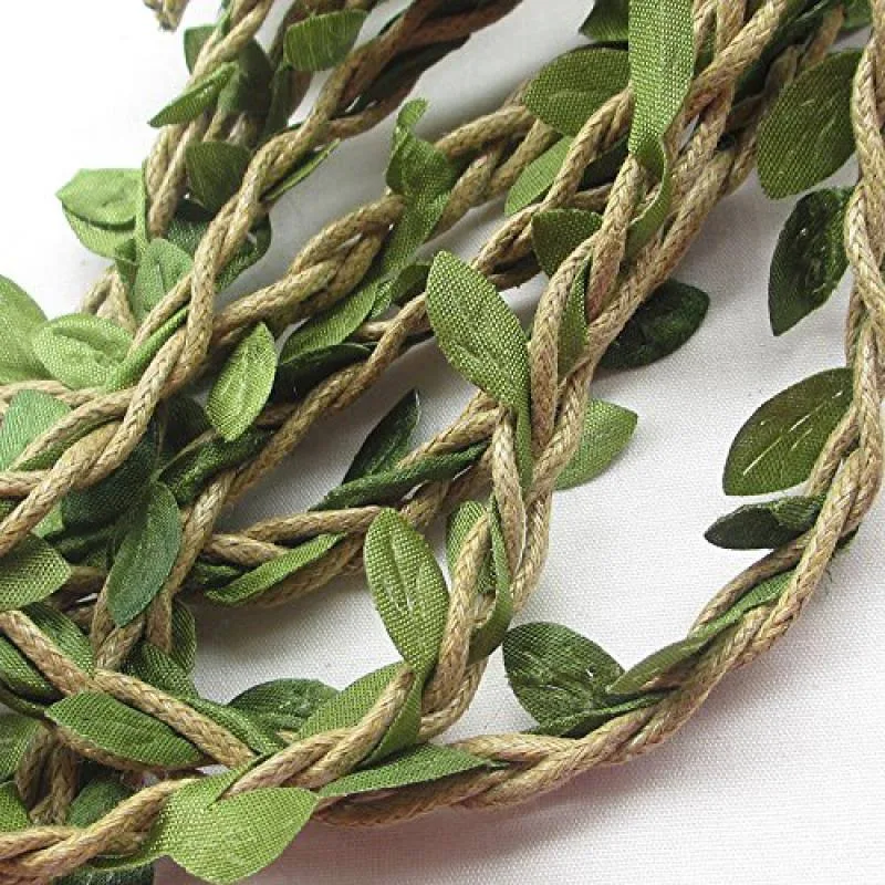 Chenkou Craft 10M Artificial Vine Fake Foliage Leaf Plant Garland Rustic Wedding Home Decor