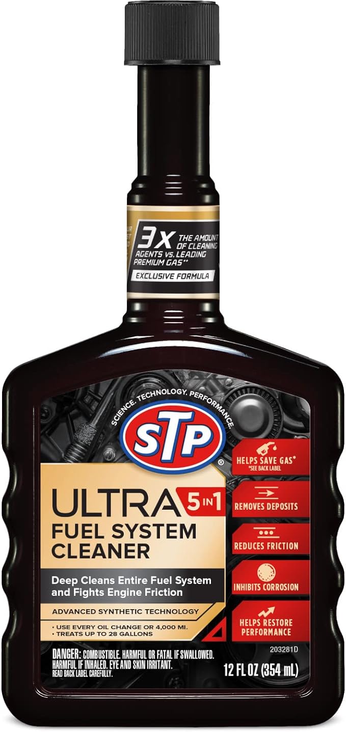 STP (R) Ultra 5-i-1 bränslesystemrengörare - 12 OZ