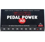 Voodoo Lab Pedal Power X8 Compact High Current 8-Output Isolated Power Supply