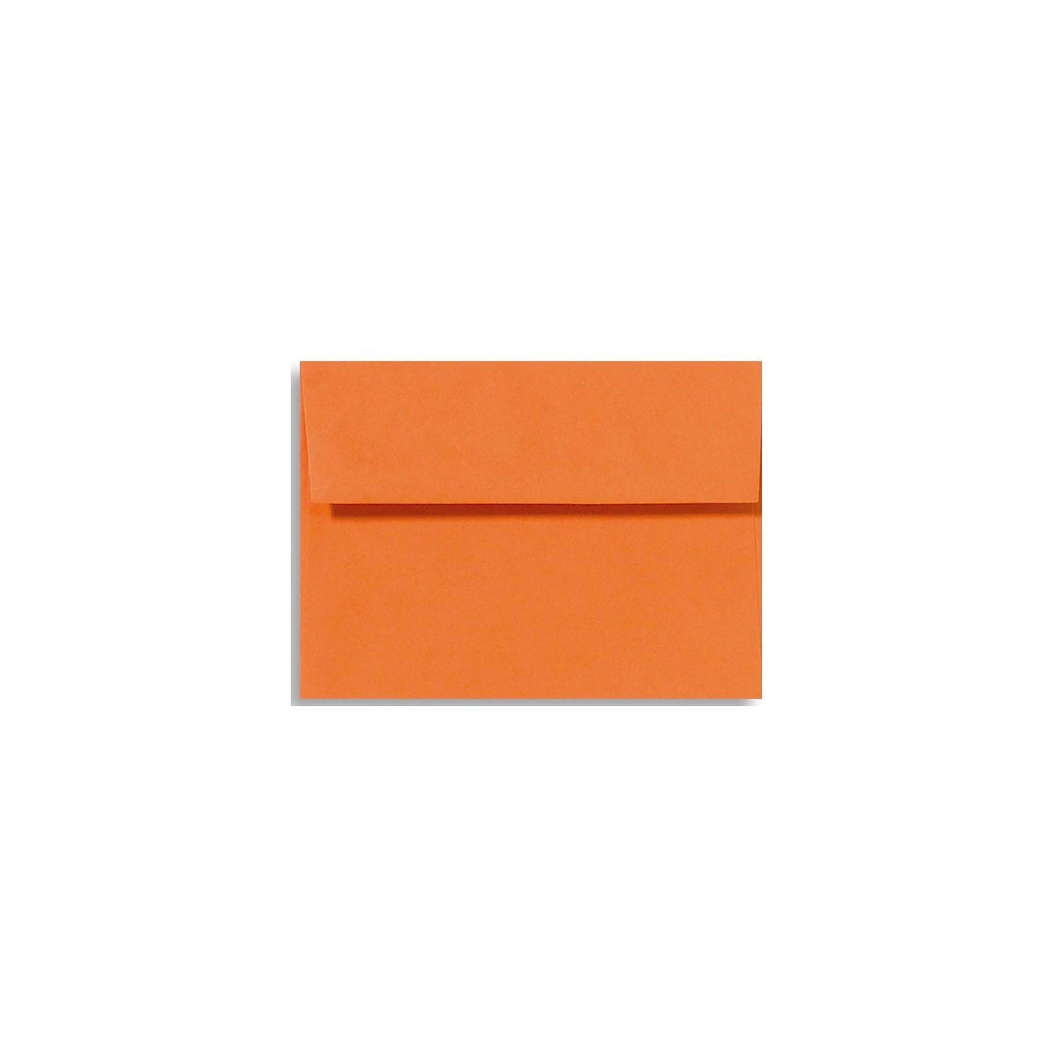 LUXPaper A2 Invitation Envelopes | Peel & Press | 4 3/8" x 5 3/4" | Mandarin Orange | 80lb. Text | 50 Qty