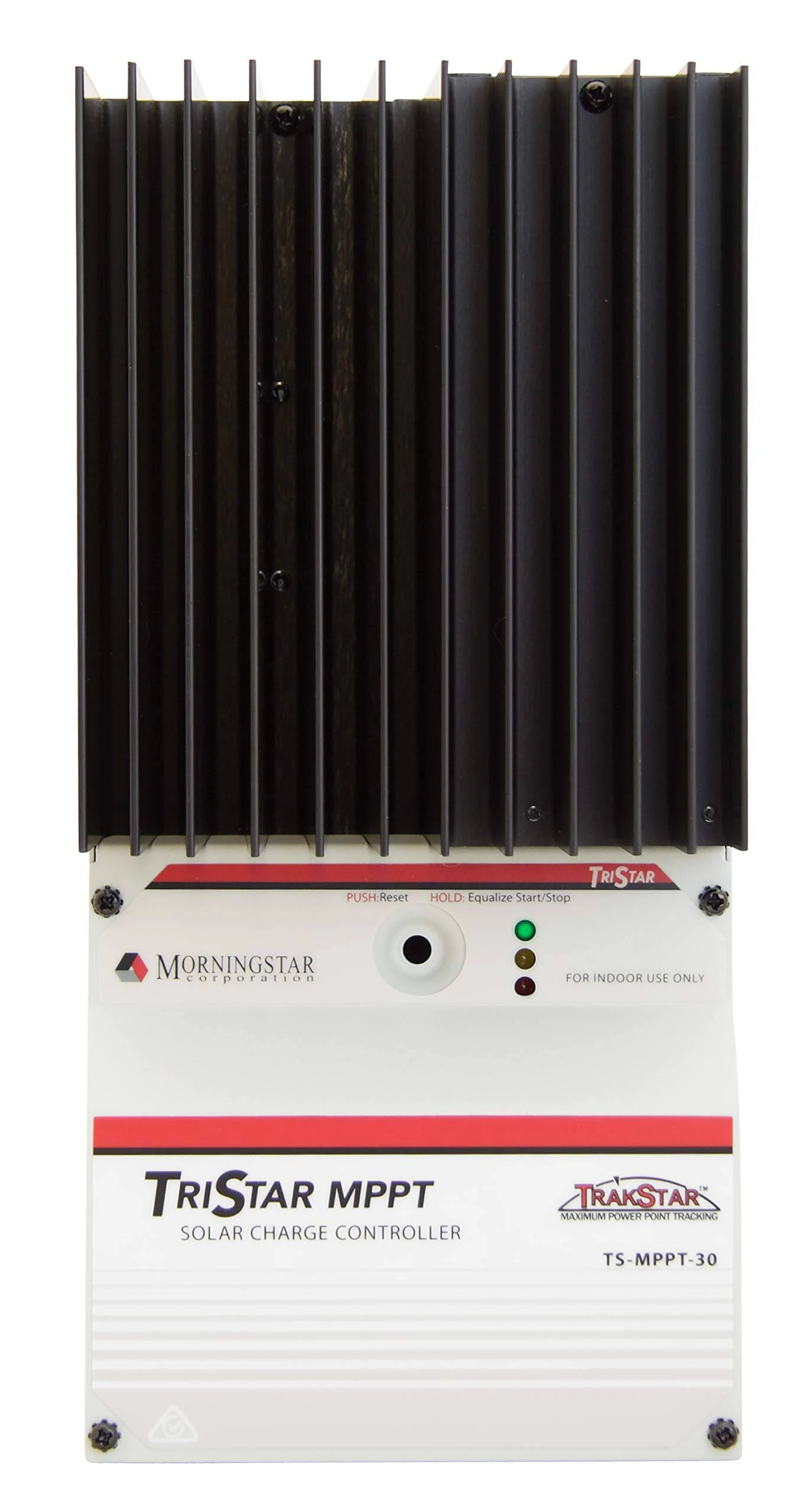 Morningstar Tristar 30A MPPT Solar Charge Controller (TS-MPPT-30) - Solar Panel Regulator for 12/24/36/48V LA/Li Batteries, 99% Efficiency, FCC Compliant, Data/Comms, 5 Yr. WTY, Designed in USA