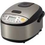 Zojirushi NS-LGC05 Micom Rice Cooker and Warmer, 3 cup, Silver/Black