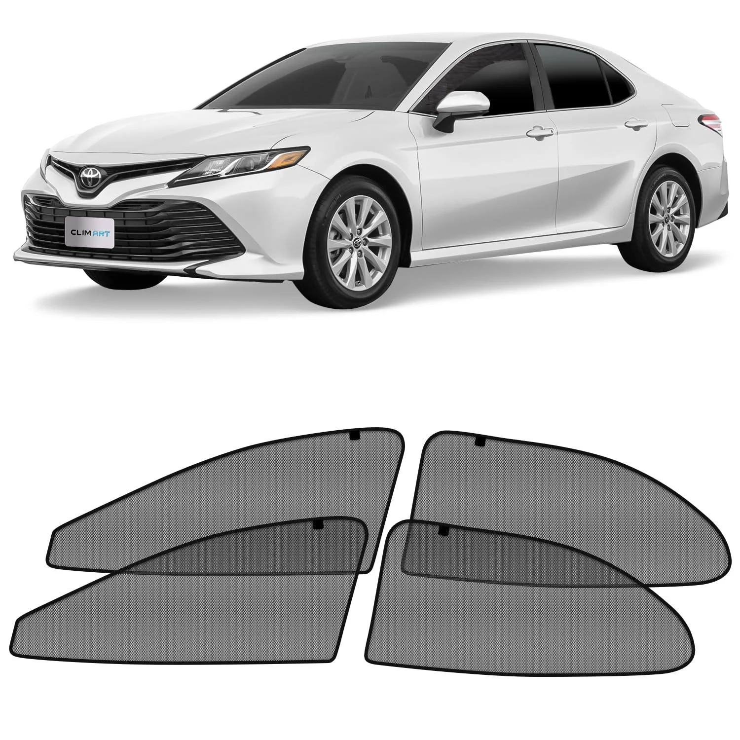 Sun Shades Front and Back Glass Magnetic Screen for 18-24 Toyota Camry Sedan 840233221915 | eBay