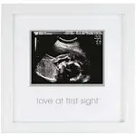 Pearhead Love at First Sight Sonogram Frame, White