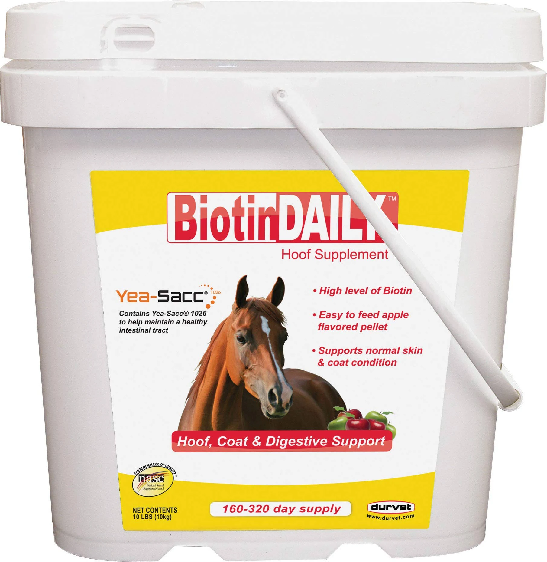 Durvet Biotin Daily Hoof Supplement, 10 lbs.