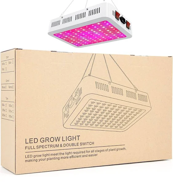 NAILGIRLS Grow Lights for Indoor Plants Full Spectrum, 1000 Watt LED Plant Lamp