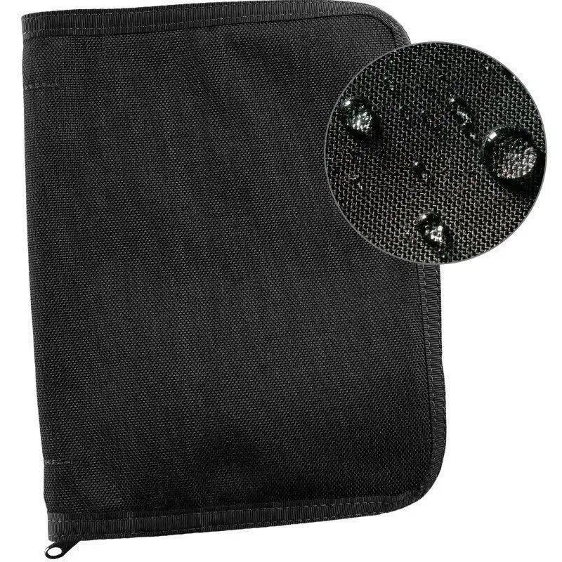 Rite In The Rain Weatherproof Cordura® Fabric, 1/2" Ring Binder Cover, 6.75" x 8.875", Black Cover (No. C9200B)