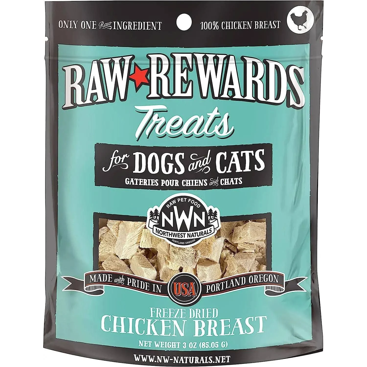 Northwest Naturals Raw Rewards Freeze Dried Treats Chicken Breast (10 oz.)