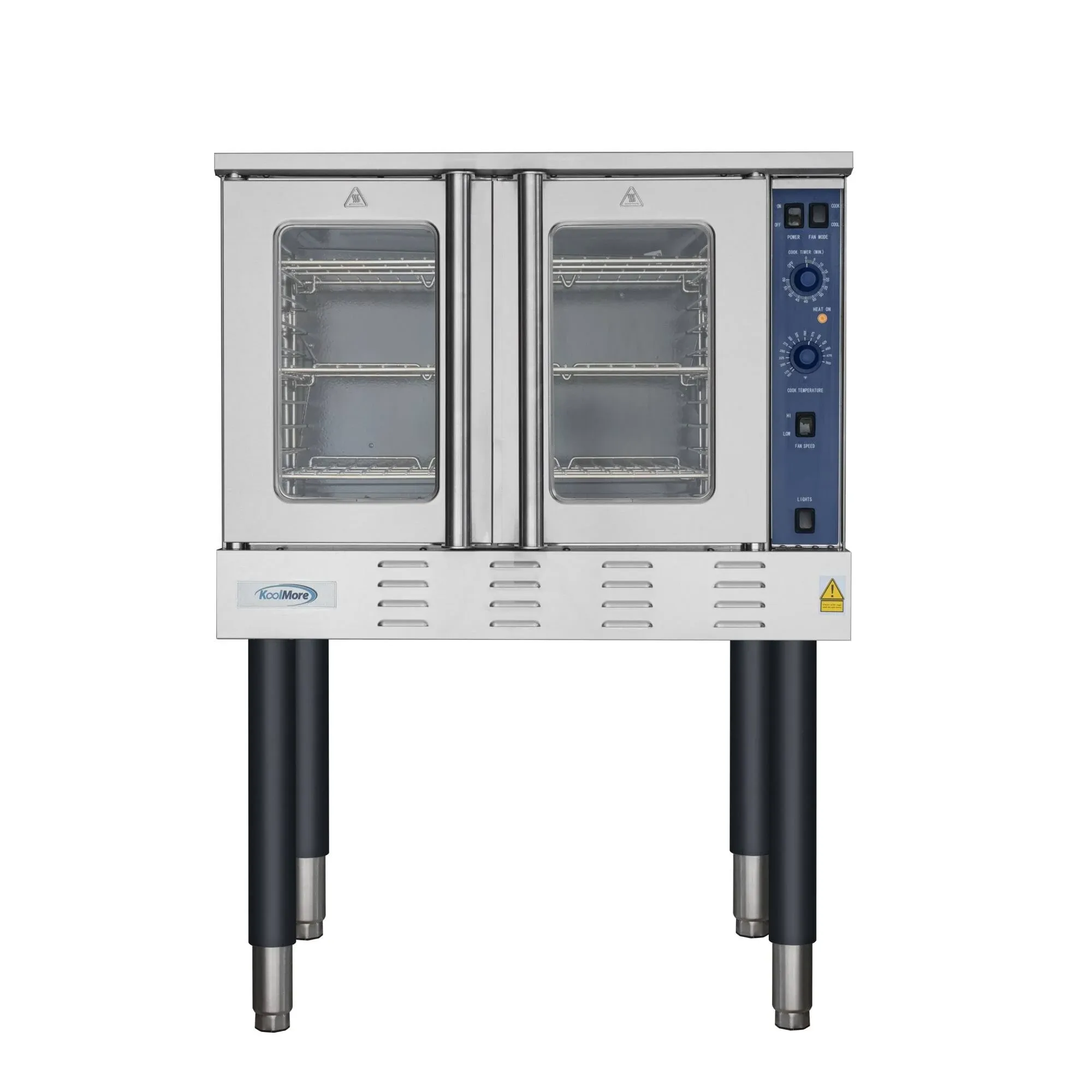 38 in. Full Size Single Deck Commercial Natural Gas Convection Oven 54,000 BTU ...