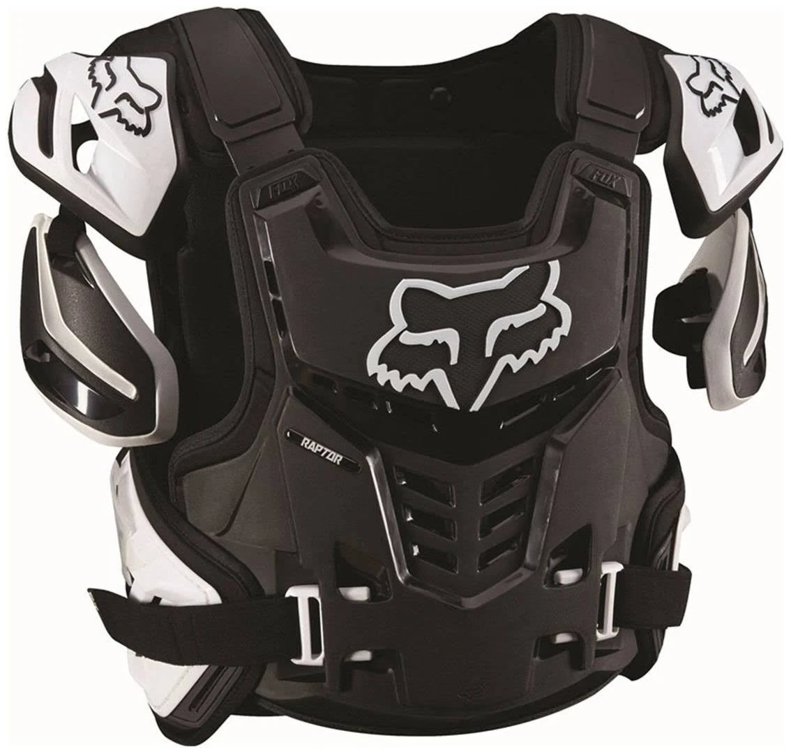 Fox Racing Raptor CE Black White Chest Protector