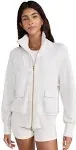 Varley Roxbury Zip-through Sweat - Ivory Marl - XL