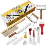 Honey Keeper 12-Piece Beekeeping Tool Kit - Essential Starter Supplies for ...