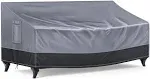 Outdoor Couch Cover Waterproof Patio Furniture Covers, 3-Seater Patio Sofa Cover Heavy Duty 600D Durable UV Anti-Fading, 85" Wx 37" Dx 35" H, Gray/Dark Gray