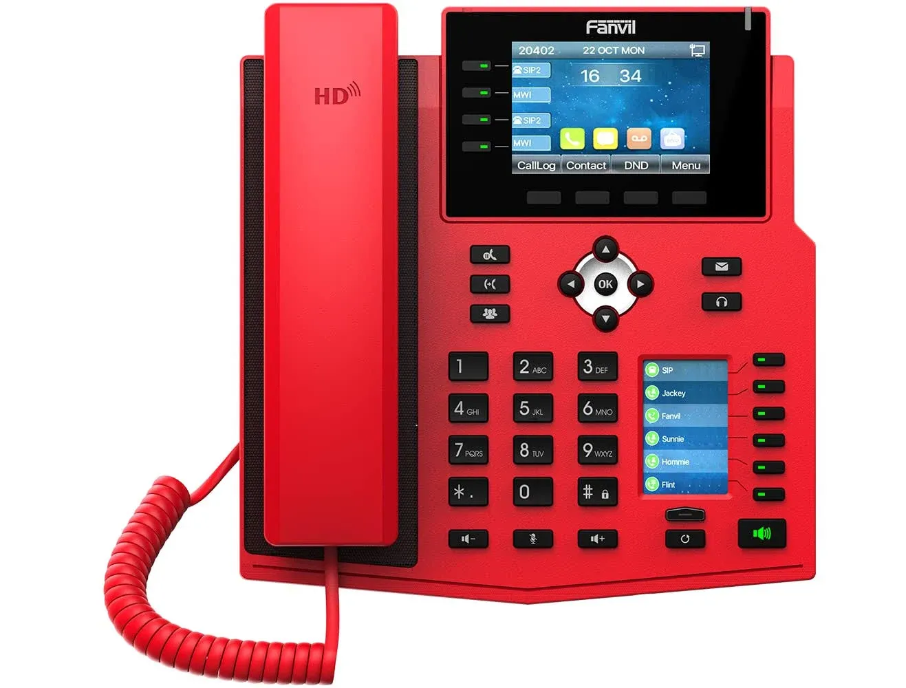 Fanvil X5U-R Gigabit IP Phone (Red)