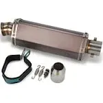 38-51MM / 1.5&#034;-2&#034; Universal Motorcycle Modified Slip-On Exhaust Pipe Muffler