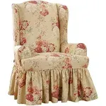 Waverly Ballad Bouquet Wing Chair Slipcover