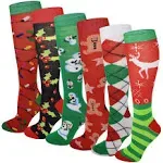 Ayla 6 Pairs Kids Knee High Socks