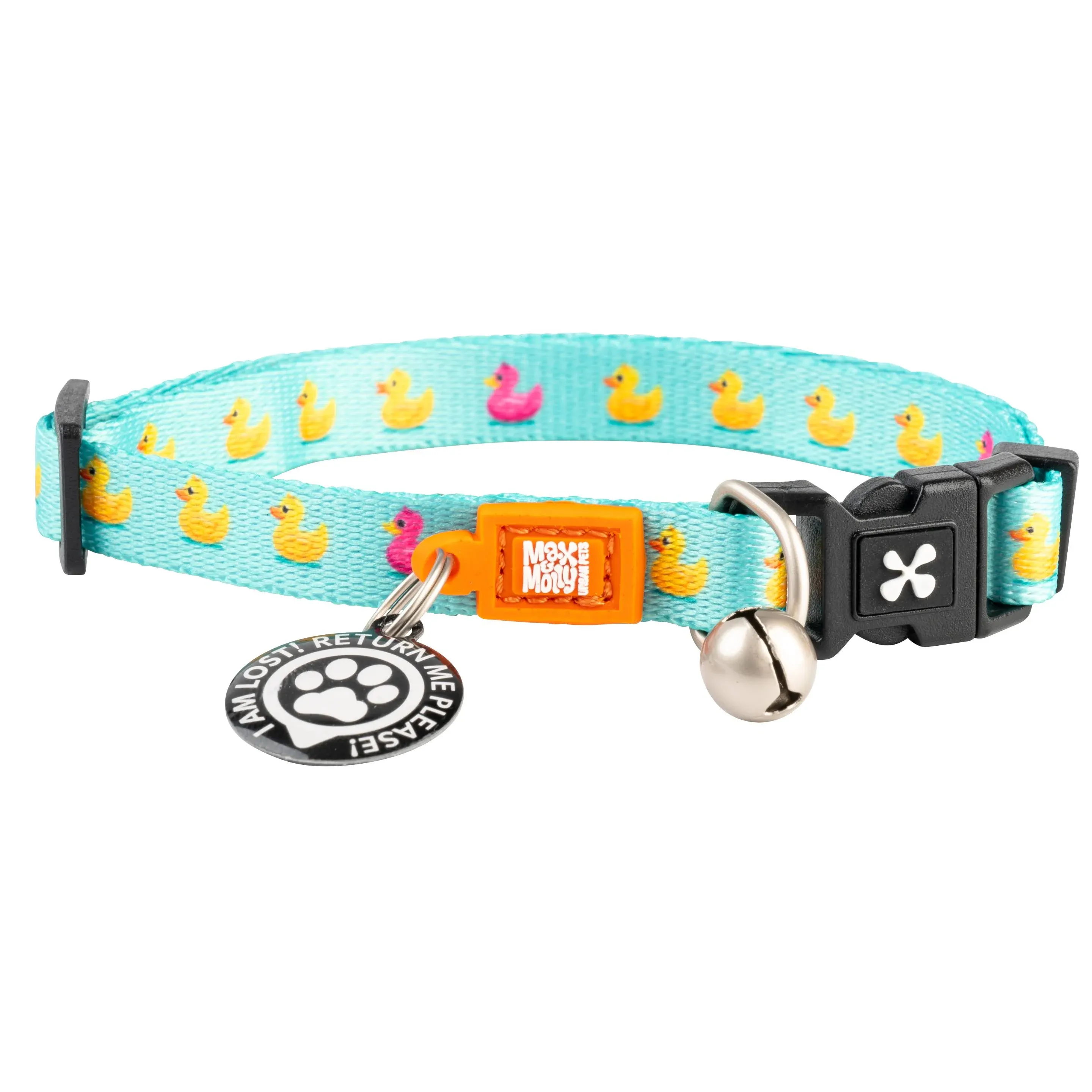 Max & Molly Cat & Kitten Collar with Bell & Breakaway Safety Buckle, Fun Style ...