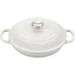 Le Creuset Enameled Cast Iron Signature Braiser, 3.5 qt., Cerise