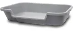 PuppyGoHere Dog Litter Box Recycled Gray Color: 24" x 20" x 5",