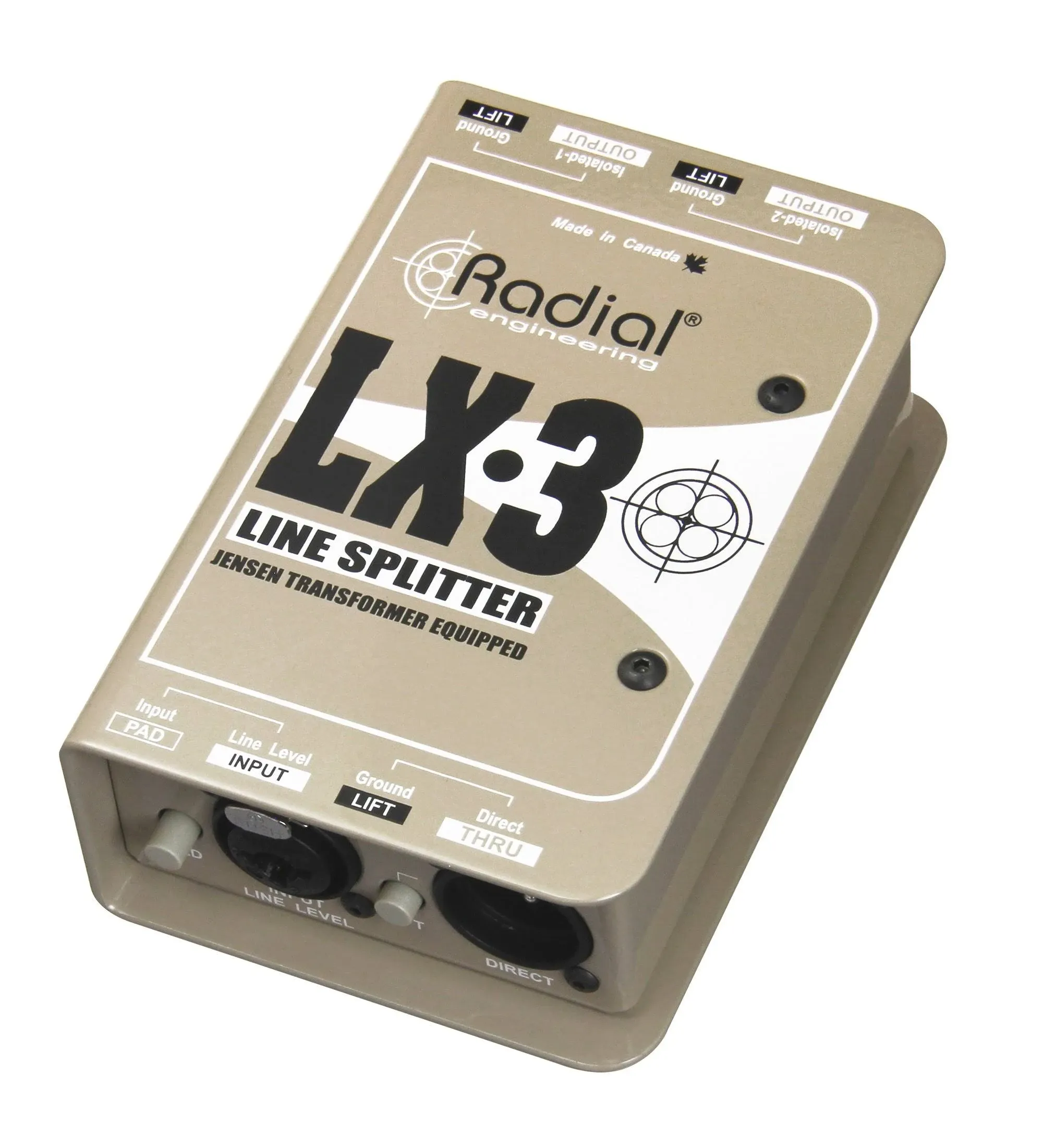 Radial Engineering LX-3 Passive 3 Channel Line Splitter